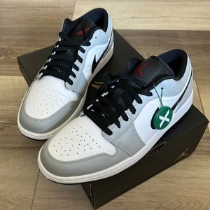 Size 11 US Nike Jordan 1 low, light smoke grey. New in the original box
